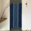 rideau de porte japonais simple, couleur unie, pour cuisine, chambre à coucher, salon, restaurant, décoration de porte, rideau de séparation en lin
