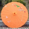 parapluies pliants avec fleurs peintes à la main, cadre de parapluie d'art chinois, injparasol pour mariage, ixd'anniversaire, mariée, demoiselle d'honneur, 1pc