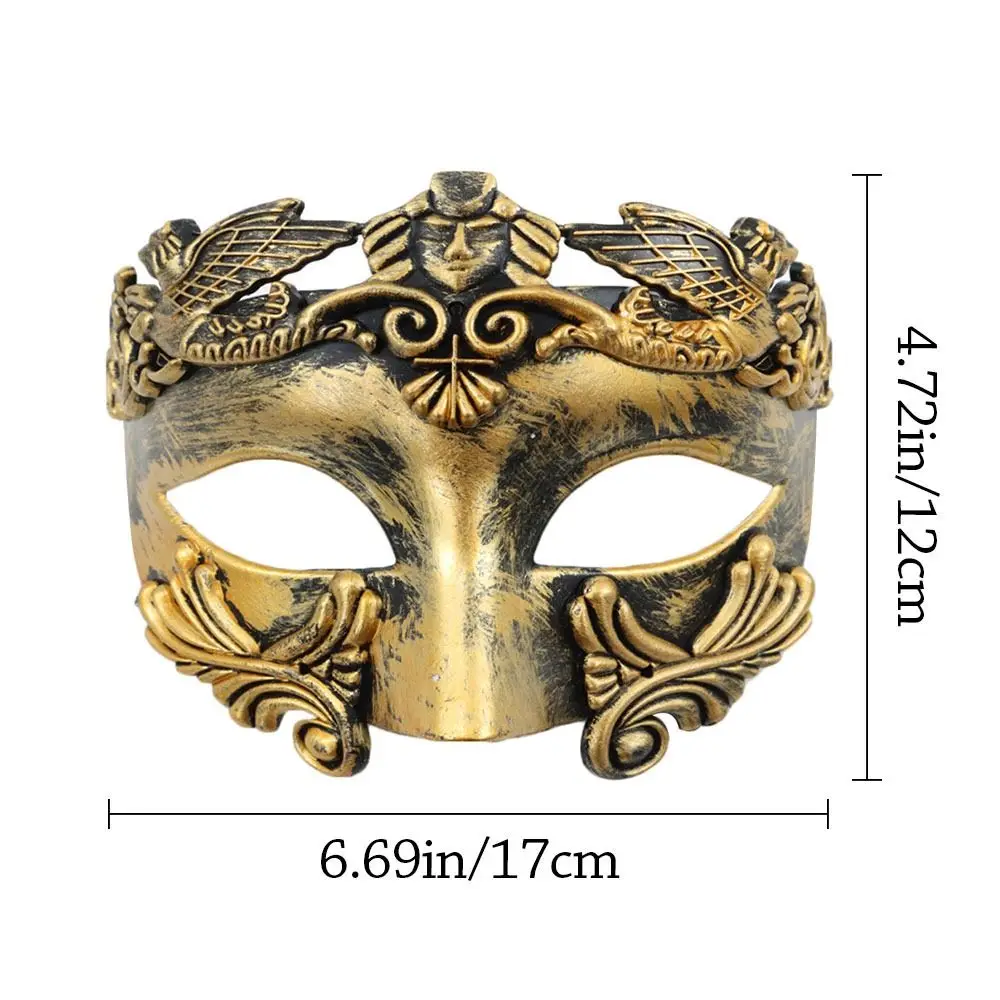 masque d'halloween cosplay à la mode, demi masque grec romain antique, costume de festival vénitien, masque de mascarade pour fête d'halloween masque d'halloween cosplay à la mode, demi masque grec romain antique, costume de festival vénitien, masque de mascarade pour fête d'halloween