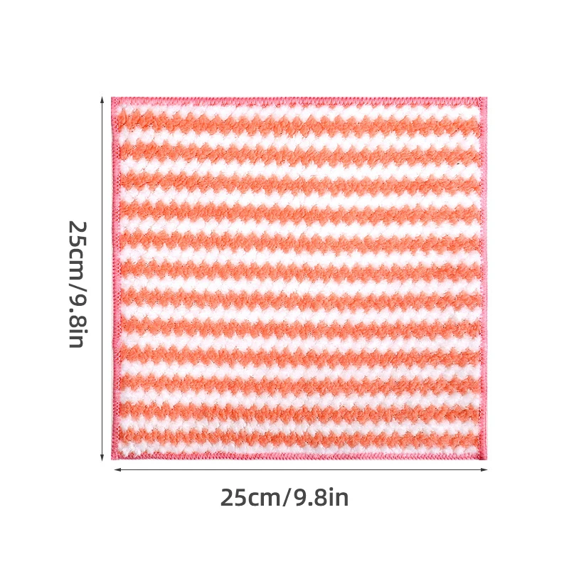 chiffon de nettoyage absorbant l'eau en fibres super fines, pour la vaisselle de cuisine, outils de nettoyage ménagers polyvalents, 5 pièces/10 pièces chiffon de nettoyage absorbant l'eau en fibres super fines, pour la vaisselle de cuisine, outils de nettoyage ménagers polyvalents, 5 pièces/10 pièces