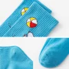 snoamendements chaussettes de sport en coton respirant pour femme, dessin animé, anime, doux, tube moyen, décontracté, absorbant la sueur, automne, hiver