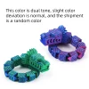 modèle tridimensionnel de dragon imprimé en 3d, décoré d'écailles et de cornes, simulation de dragon et de serpent, accessoire mobile