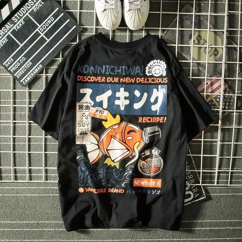 vêtements d'été harajuku style japonais t shirt à manches courtes hommes marée marque rue lâche couple hauts vêtements femmes vêtements vêtements d'été harajuku style japonais t shirt à manches courtes hommes marée marque rue lâche couple hauts vêtements femmes vêtements