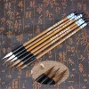 6 pièces/ensemble bambou calligraphie écriture brosse traditionnelle chinoise calligraphie écriture brosse pratique écriture brosse cheveux de loup