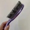 japonais premium masseur de tête brosse de cuir chevelu masseur de cheveux brosse de shampoing brosse démêlante en plastique humide peigne de nettoyage de cheveux or rose