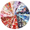 rouleau de gelée japonaise, 40 pièces, bandes de tissu en coton, matériau matelassé, tissu artisanal, patchwork, couture de poupées, sac, tissu de couture