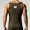 tauwell débardeur fitness côtelé pour homme débardeur d'entraînement confortable et respirant pour homme