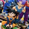 25cm dragon ball fils goten figure gotenks torankusu figure troncs anime figurine pvc collection modèle bureau décor statue jouet cadeau