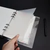 Séparateur d&rsquo;index de papier Transparent A5 A6 6 trous pour classeur planificateur cahier papeterie cahier diviseur de papier accessoires