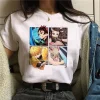 démon slayer t shirt femmes kimetsu no yaiba nezuko t shirt femme tanjirou kamado graphique t shirt japonais anime manga t shirt