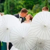 parapluies en papier de mariage 60cm, accessoires de photographie pour fête de mariage, bricolage pour adultes et enfants, peinture de calligraphie, parapluies en papier huilé
