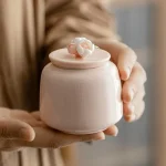 Sachets de thé en céramique faits à la main, boîtes de rangement exquises pour sachets de thé