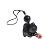 argent obsidienne chat chanceux chat tresse corde pendentif tissage corde pierre sac breloques bonne fortune adorable voiture porte clés téléphone pendentif