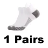 1 paire de chaussettes de cheville de sport, tricot épais, coupe basse, respirantes, séchage rapide, pour le fitness en plein air, la course à pied, la randonnée, résistantes à l'usure, chaudes