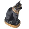 décoration de maison chat ornement chat égyptien figurine statue décoration vintage chat déesse bastet statue