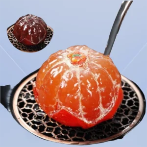 Cérémonie du thé thé chinois pour animaux de compagnie, Micro paysage à couleur changeante, modèle d&rsquo;oranges en résine pour animaux de compagnie, ensemble de jeu de thé, accessoires