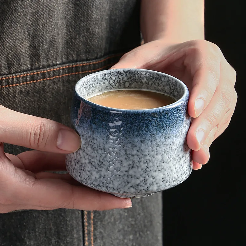 tasse à café en céramique de style japonais, verres à vin, tasses à eau, cadeau, vente en gros, tasses à thé simples en porcelaine de 200ml tasse à café en céramique de style japonais, verres à vin, tasses à eau, cadeau, vente en gros, tasses à thé simples en porcelaine de 200ml