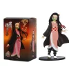 *** figurine de dessin animé demon slayer kimetsu no yaiba, kamado tanjirou, agatsuma zenitsu nezuko warrior, jouets modèles en pvc