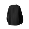 veste japonaise bloquant les couleurs pour hommes, avec bouton de plaque, design, mode streetwear, hauts à manches longues, vêtements décontractés tendance