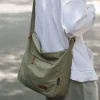 japonais femmes hommes épaule sac à bandoulière grands sacs de messager en toile pour étudiant livre sacs femme sac à main cartables 2025
