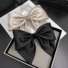 Épingle à cheveux en satin avec nœud pour femme, style coréen, filet de célébrité, pince horizontale, pinces pour queue de cheval, tempérament, accessoires pour cheveux