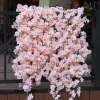 180cm fleurs artificielles sakura vigne mariage extérieur jardin rose arc décor à la maison saint valentin soie scrapbook fond plantes murales