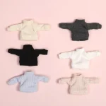 OB11 Pull à col haut pour poupée Obitsu11, vêtements décontractés, chemisier élastique doux, document bonbon, accessoires de mode OB11 Pull à col haut pour poupée Obitsu11, vêtements décontractés, chemisier élastique doux, document bonbon, accessoires de mode