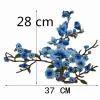 patchs brodés de fleurs appliques pour vêtements, danemark ge de bricolage, couture, matériaux d'artisanat, 1 pièce
