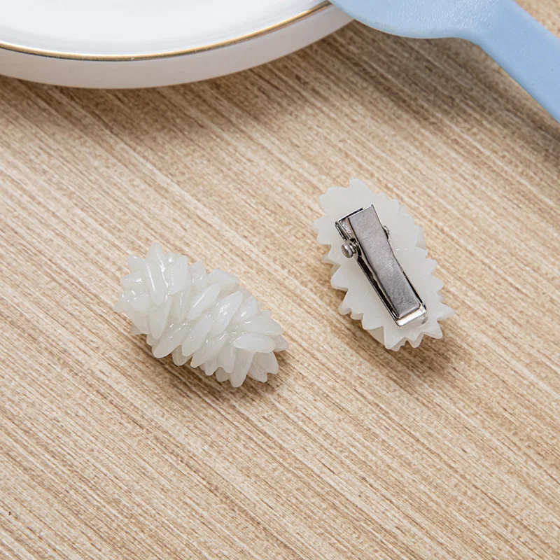Épingle à cheveux japonaise mignonne, simulation de riz, couvre chef de personnalité, Épingle créative latérale, accessoires pour cheveux Épingle à cheveux japonaise mignonne, simulation de riz, couvre chef de personnalité, Épingle créative latérale, accessoires pour cheveux