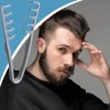 peigne à dents larges pour cheveux bouclés, outil de volumisation des racines, couvrant la frange, outil de toilettage des coutures, peigne de coiffure à dents larges