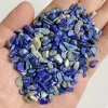 pierres naturelles en lapis lazumovies de 5 à 8mm, pierres de gravier irrégulières, reiki, guérison, atterrissage, quartz, puces pour poissons d'aquarium, décoration précieuse de la maison, diy