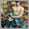  one piece roronoa zoro expression souriante préparation à dessiner épée 28 cm debout pose anime figure statue décoration de bureau gi