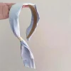 bandes de cheveux vintage avec nœud en ruban pour femmes et filles, élégantes, couleur unie, tempérament, large cerceau pour cheveux, accessoires de coiffure