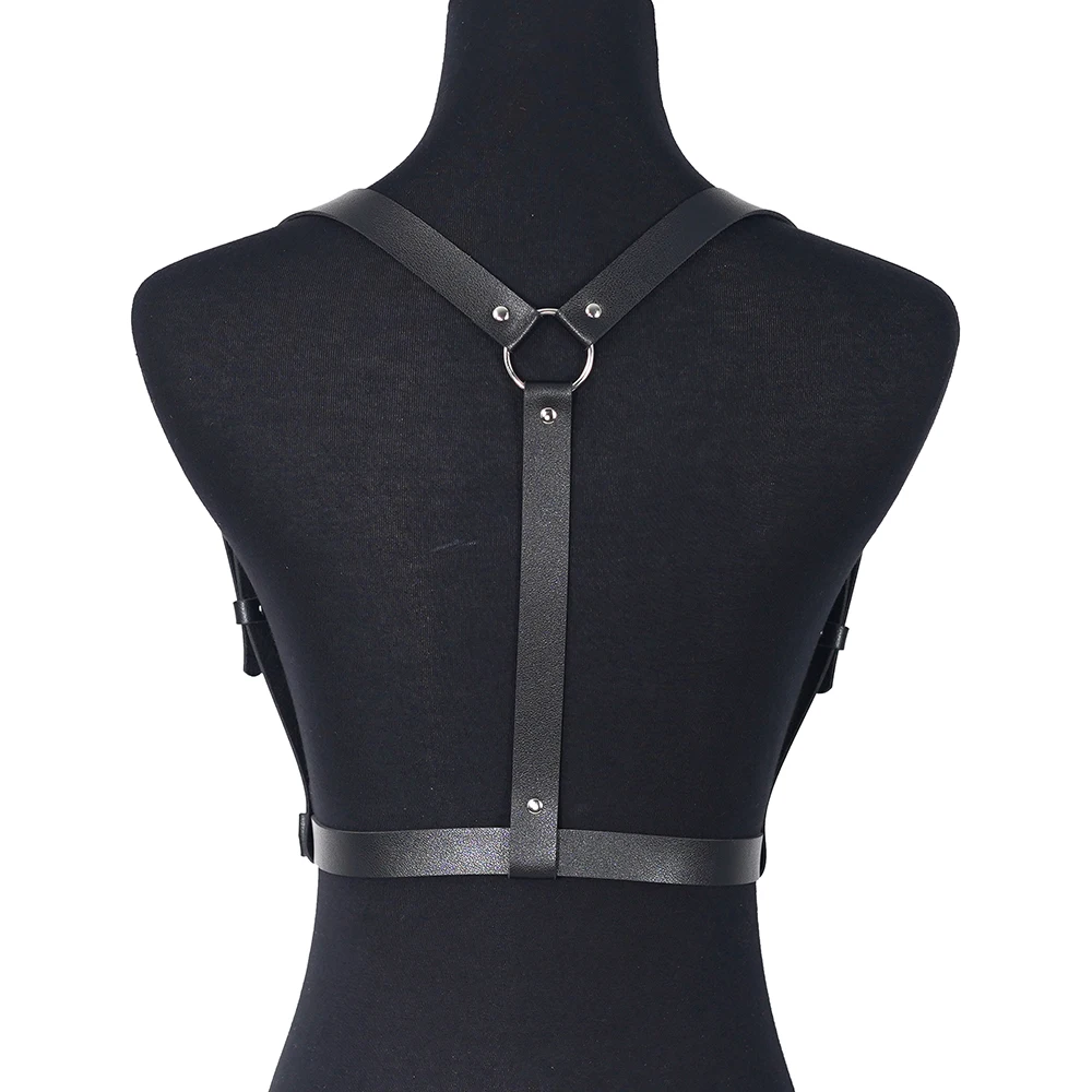 ceinture large en cuir pour femme, punk, gothique, bondage corporel, poitrine, sfp, bretelles harajuku, accessoires vestisens, mode ceinture large en cuir pour femme, punk, gothique, bondage corporel, poitrine, sfp, bretelles harajuku, accessoires vestisens, mode