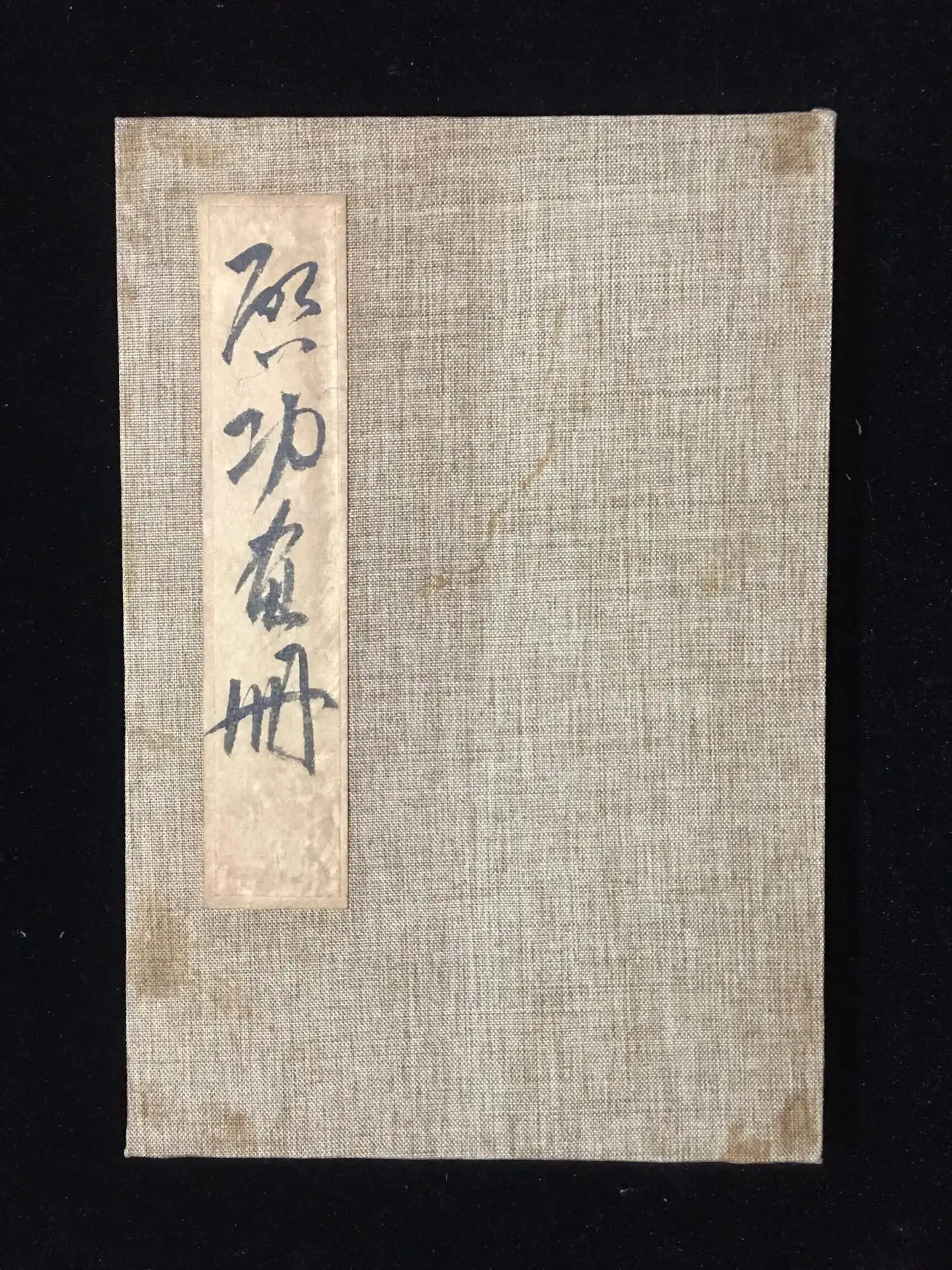 Calligraphie et peinture chinoise Vintage, Album dessiné à la main, peinture en bambou par Qi Gong Calligraphie et peinture chinoise Vintage, Album dessiné à la main, peinture en bambou par Qi Gong