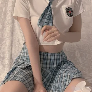 Uniforme Kimono japonais Cosplay, Lingerie de noël, ceinture de taille avec Robe, Costumes de tentation, pyjama pour femmes, sous-vêtements, spectacle sexuel