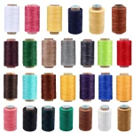 Fenrry coloré 284Yards fil ciré à coudre en cuir-fil de couture Long pratique pour l’artisanat bricolage/reliure/réparation de chaussures Fenrry coloré 284Yards fil ciré à coudre en cuir-fil de couture Long pratique pour l’artisanat bricolage/reliure/réparation de chaussures
