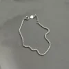 somilia – bracelet en argent sterling s925, plaqué or 18 carats, à paillettes scintillantes, bijoux à main en argent véritable, cadeau de vacances pour dame