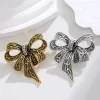 Broches à nœud papillon Vintage simples pour femmes, vêtements manteau Corsage, accessoires cadeaux