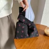 sac fourre tout esthétique japonais en velours côtelé pour dames, sacs de poignet à motif harvey, petits sacs à main à la mode, sacs à main mignons pour ati elles, haute qualité