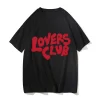 niall horan lovers club t shirt à manches courtes pour hommes et femmes, streetwear unisexe en coton, col rond, Été, harajuku, nouveau