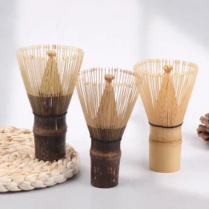 Batteur Matcha en bambou, brosse à thé, fait à la main japonais, mélangeur de Bamboos, brosse multifonctionnelle pour la fabrication de thé Matcha