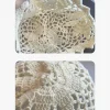 chapeau à fleurs en crochet fait à la main, décontracté, style bohème, coréen, style ethnique, fin, ajouré, tricoté pour filles