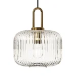 Lampe LED Suspendue en Verre au Design Nordique Minimaliste Japonais, Luminaire Décoratif d&rsquo;Nik, Idéal pour une Salle à Manger, une Cuisine ou un oral et