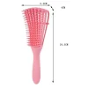 brosse à cheveux démêlante brosse de massage du cuir chevelu peigne à cheveux brosse démêlante pour brosse à cheveux démêlante bouclée femmes hommes salon