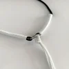 anneau de cou de cheval en nylon fait à la main – pendentif décoratif tissé, sûr et confortable pour tous les chevaux
