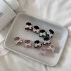 Coréen doux et cool haut de gamme tempérament rose arc cheveux frange petite pince princesse coiffure coréen accessoires femmes fille