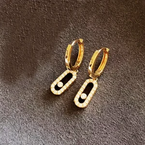 Boucles d’oreilles géométriques en forme de O, plaquées or 18 carats, manchette d’oreille en Zircon, bijoux à la mode pour femmes, Design minimaliste Unique, cadeau pour elle Boucles d’oreilles géométriques en forme de O, plaquées or 18 carats, manchette d’oreille en Zircon, bijoux à la mode pour femmes, Design minimaliste Unique, cadeau pour elle