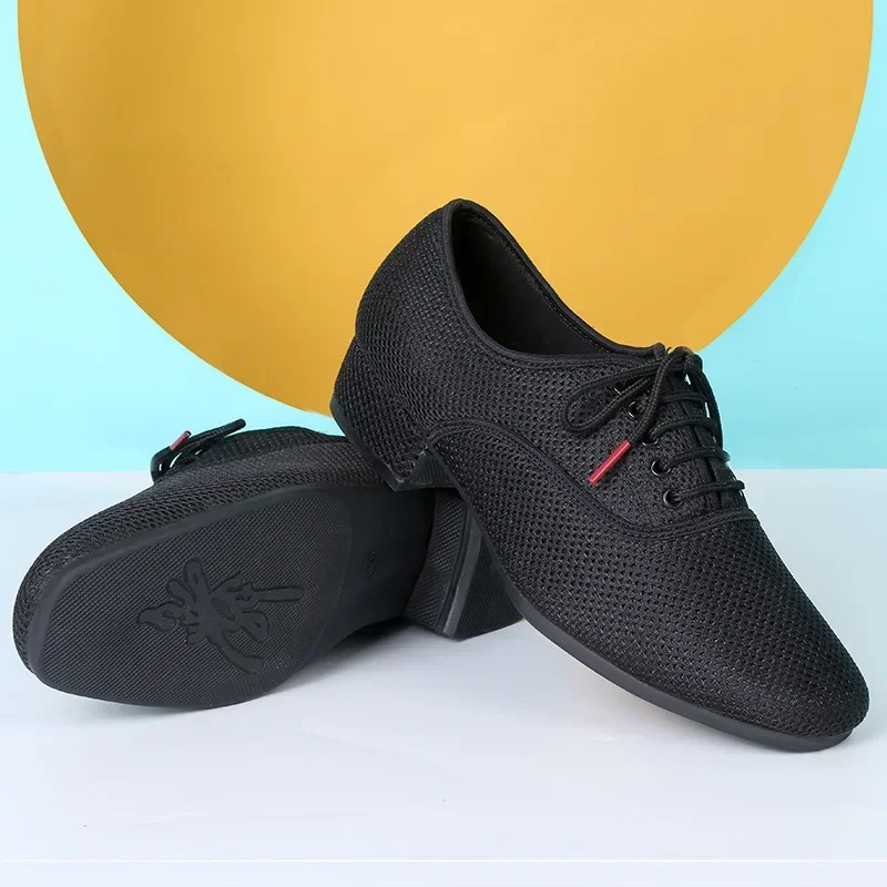 chaussures de danse latine pour hommes, salsa jazz, salle de bal, tango moderne, maille noire, semelle souple, entraînement de tennis, 39 46 chaussures de danse latine pour hommes, salsa jazz, salle de bal, tango moderne, maille noire, semelle souple, entraînement de tennis, 39 46