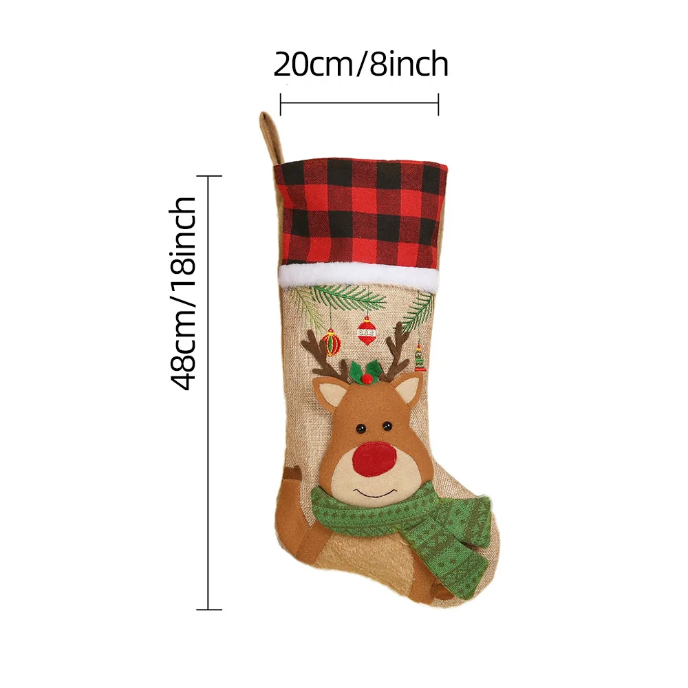 nouvelles chaussettes de noël brodées, chaussettes cadeaux au design créatif, décoration de vacances, chaussettes cadeaux du père noël, pendentifs personnalisés pour la maison de noël nouvelles chaussettes de noël brodées, chaussettes cadeaux au design créatif, décoration de vacances, chaussettes cadeaux du père noël, pendentifs personnalisés pour la maison de noël